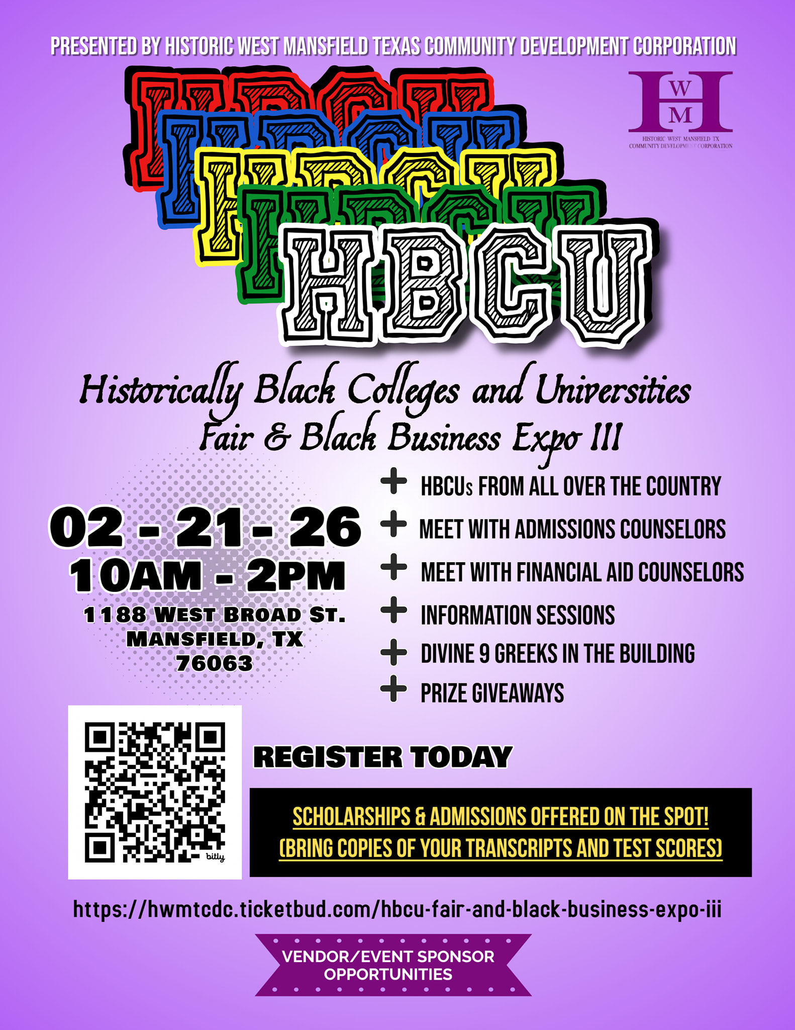 Historic West Mansfield TX HBCU Fair & Black Business Expo III